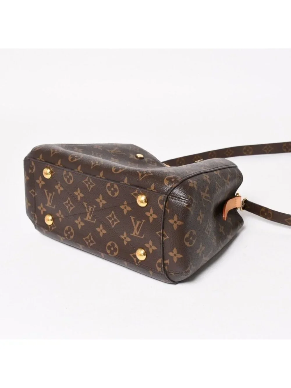 Louis Vuitton Montaigne BB Monogram Handbag Brown